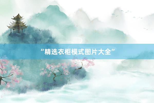“精选衣柜模式图片大全”